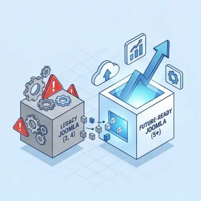 Joomla 3, 4 und 5 Upgrade – Migration auf die aktuelle Version